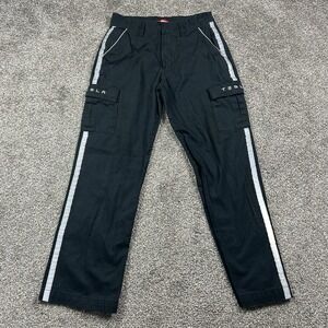 Tesla Pants Womens 10x32 Black Reflective Employee Casual Pockets Ladies Uniform
